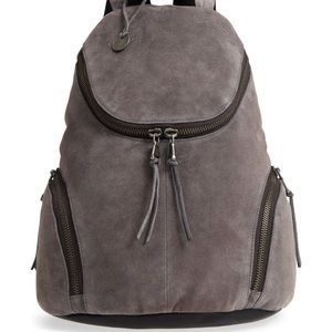 JOHN VARVATOS STAR USA Brooklyn Suede Backpack